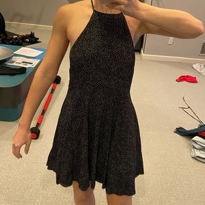 Black Polk dot dress